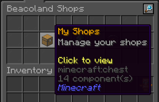 beacoland shop search menu