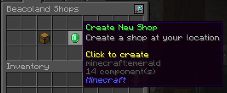 beacoland shop search create shop